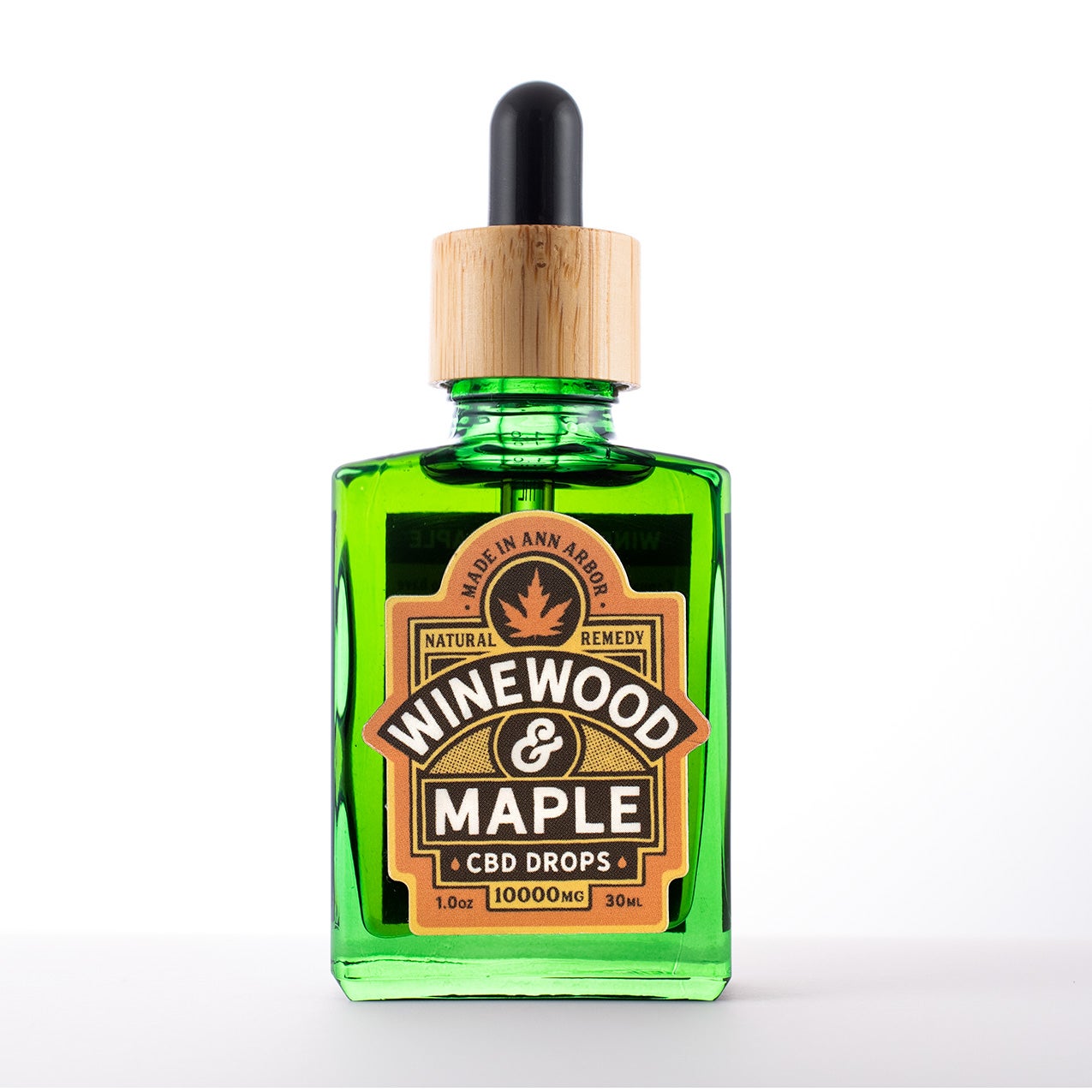 Extra-Strength CBD Drops | High-Dose CBD Tincture | Winewood & Maple